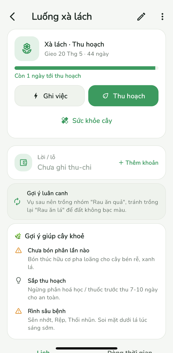 Card gợi ý giúp cây khoẻ